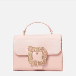 Kate Spade Lovit Small Buckled Crossbody Bag, Light Pink